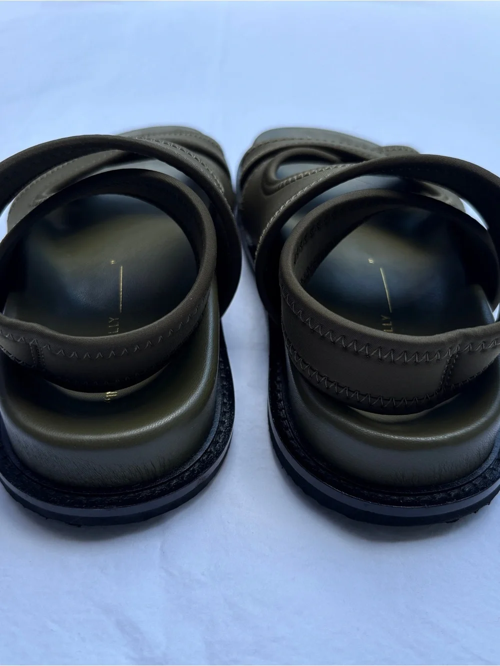 Anthropologie Intentionally Blank Women’s Maggy Neoprene Sandals Olive Green 6